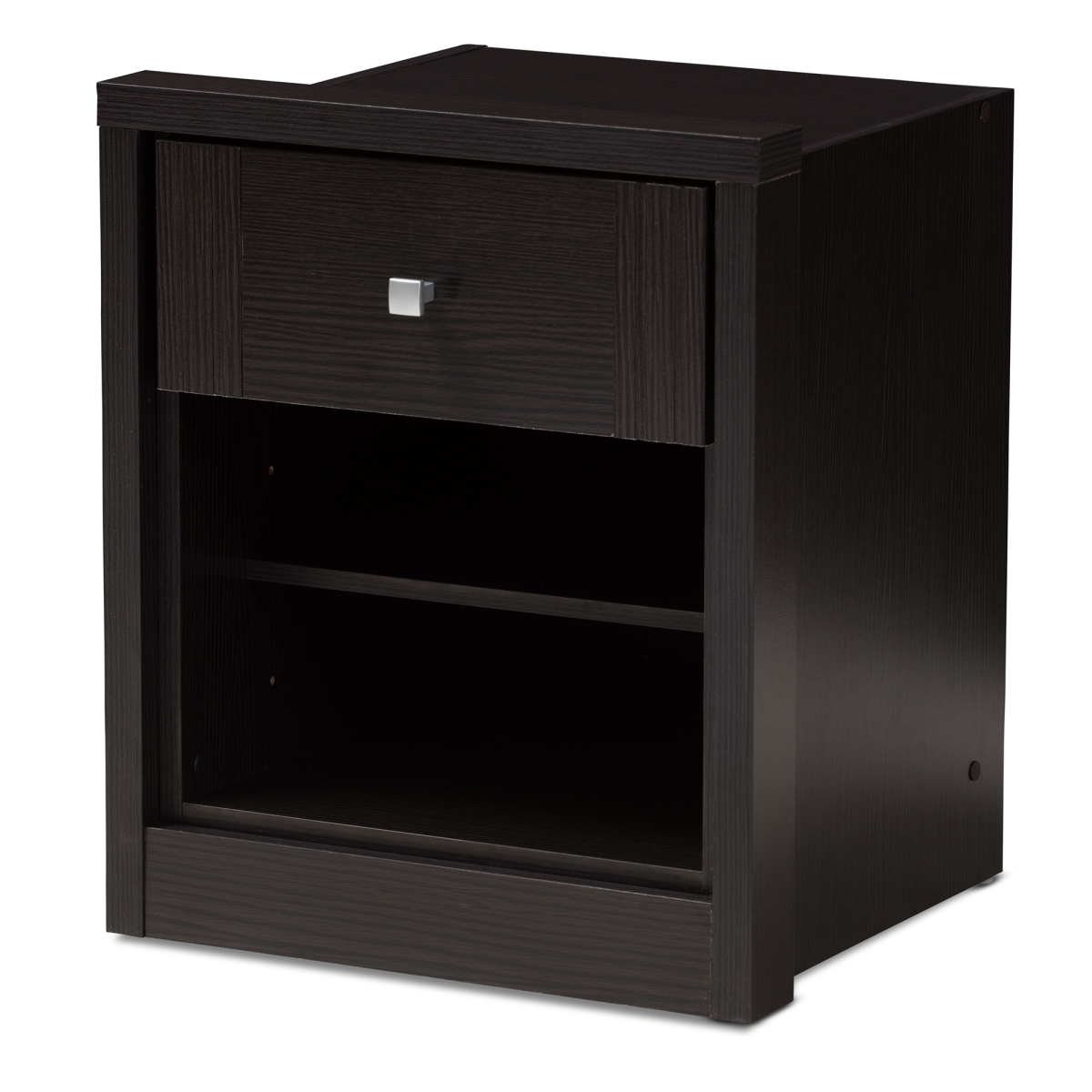 Picture of Baxton Studio MH5052-Wenge-NS Danette Modern & Contemporary Wenge Brown Finished 1-Drawer Nightstand