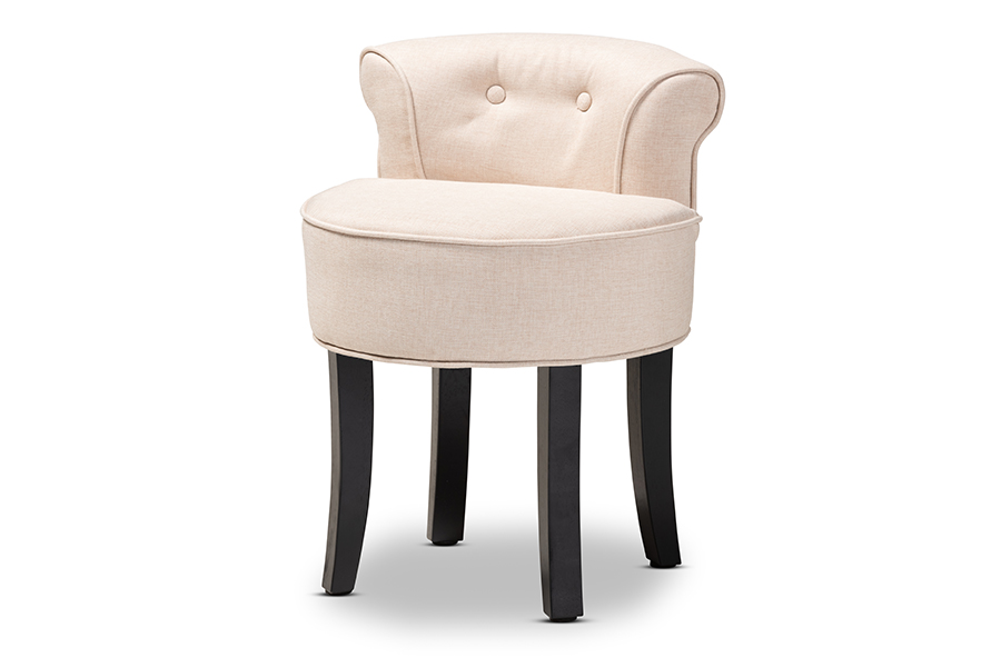 Picture of Baxton Studio 1812-Beige-CC Cerise Classic & Traditional Small Beige Fabric Upholstered Accent Chair