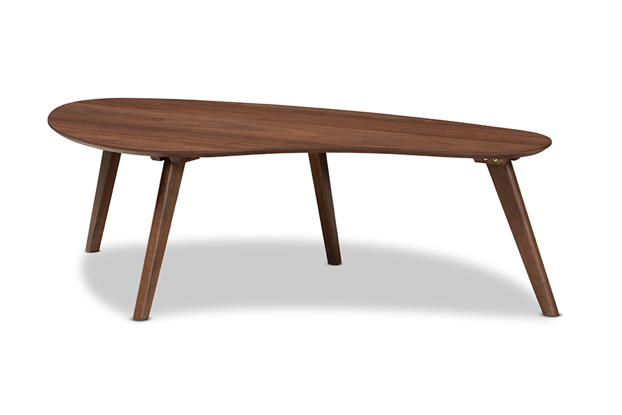 Scarlette-Walnut-CT Scarlette Mid-Century Modern Walnut Finished Coffee Table