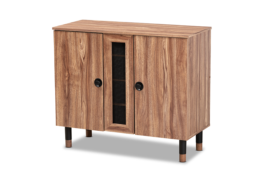 Picture of Baxton Studio FP-1805-5008 Valina Modern & Contemporary 2-Door Wood Entryway Shoe Storage Cabinet