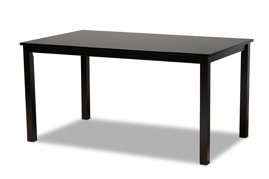 Picture of Baxton Studio RH7008T-Dark Brown-DT Eveline Modern & Contemporary Espresso Brown Finished Rectangular Wood Dining Table