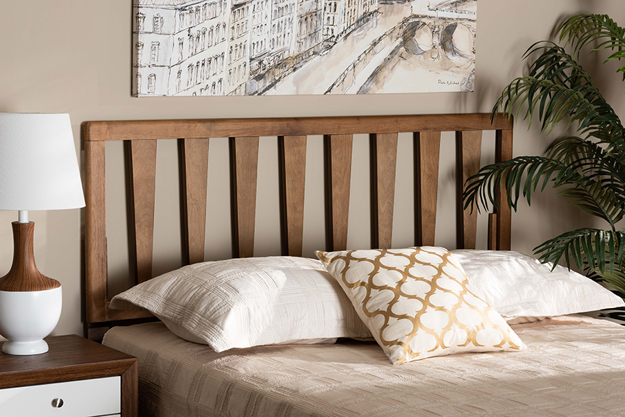 MG9728-Ash Walnut-HB-Full Duncan Modern & Contemporary Headboard, Ash Walnut - Full Size