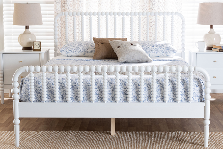 Baxton Studio Wholesale Interiors Baxton Studio Lucera Full Bed - White