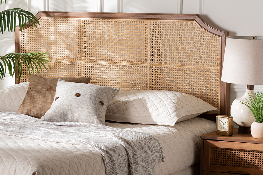 Baxton Studio Wholesale Interiors Baxton Studio Hermine Wood Headboard