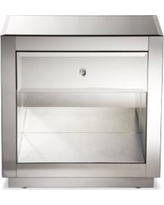 Picture of Baxton Studio RXF-648 Rochadh Modern & Contemporary Hollywood Glamour Style 1-Drawer & 1-Shelf Nightstand & Bedside Table