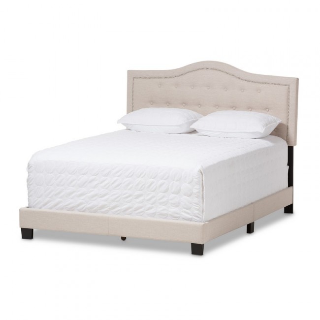 CF8747-G-Light Beige-Full Emerson Modern & Contemporary Light Beige Fabric Upholstered Full Size Bed