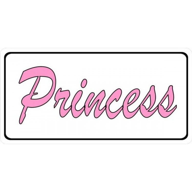 LPO1303 Princess Photo License Plate