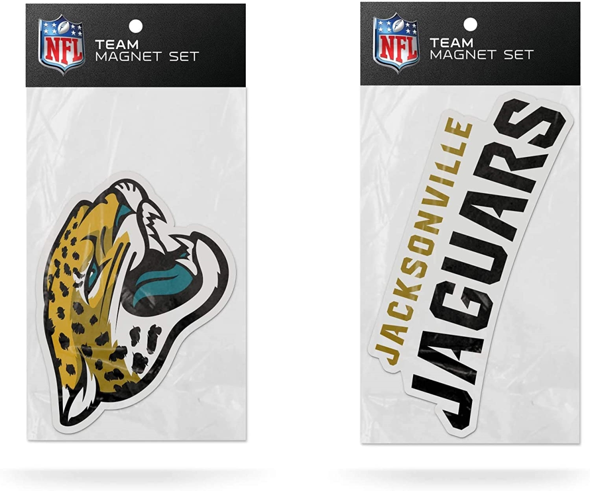 SLM0902 6.5 x 2 in. Jacksonville Jaguars Team Magnet Set