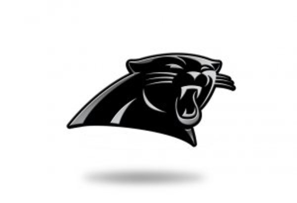 MEM0801 3 x 3 in. Carolina Panthers NFL Plastic Auto Emblem