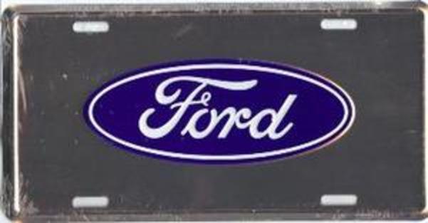 SUP50136 6 x 12 in. Ford Anodized License Plate