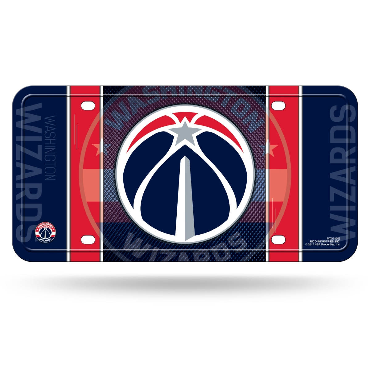 Picture of 212 Main MTG71003 6 x 12 in. Washington Wizards Metal License Plate