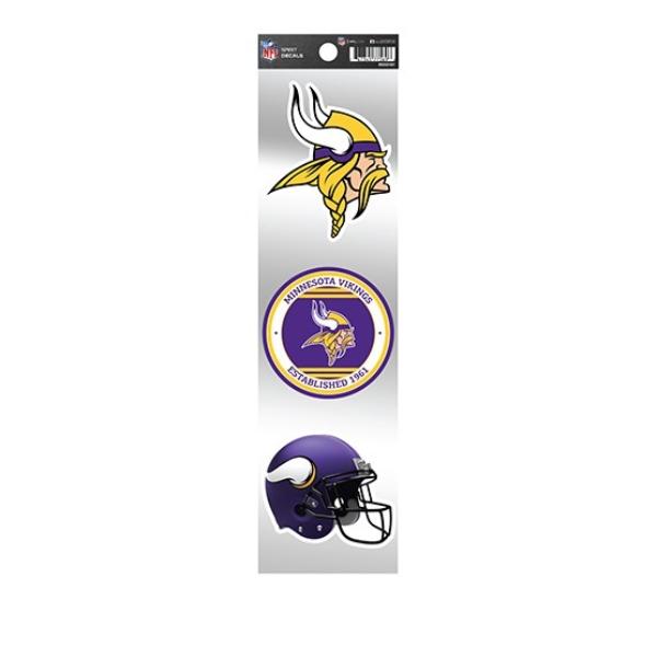 RSS3101 3 in. Minnesota Vikings Retro Spirit Decals