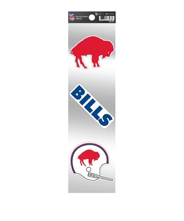 RSS3501 3 in. Buffalo Bills Retro Spirit Decals