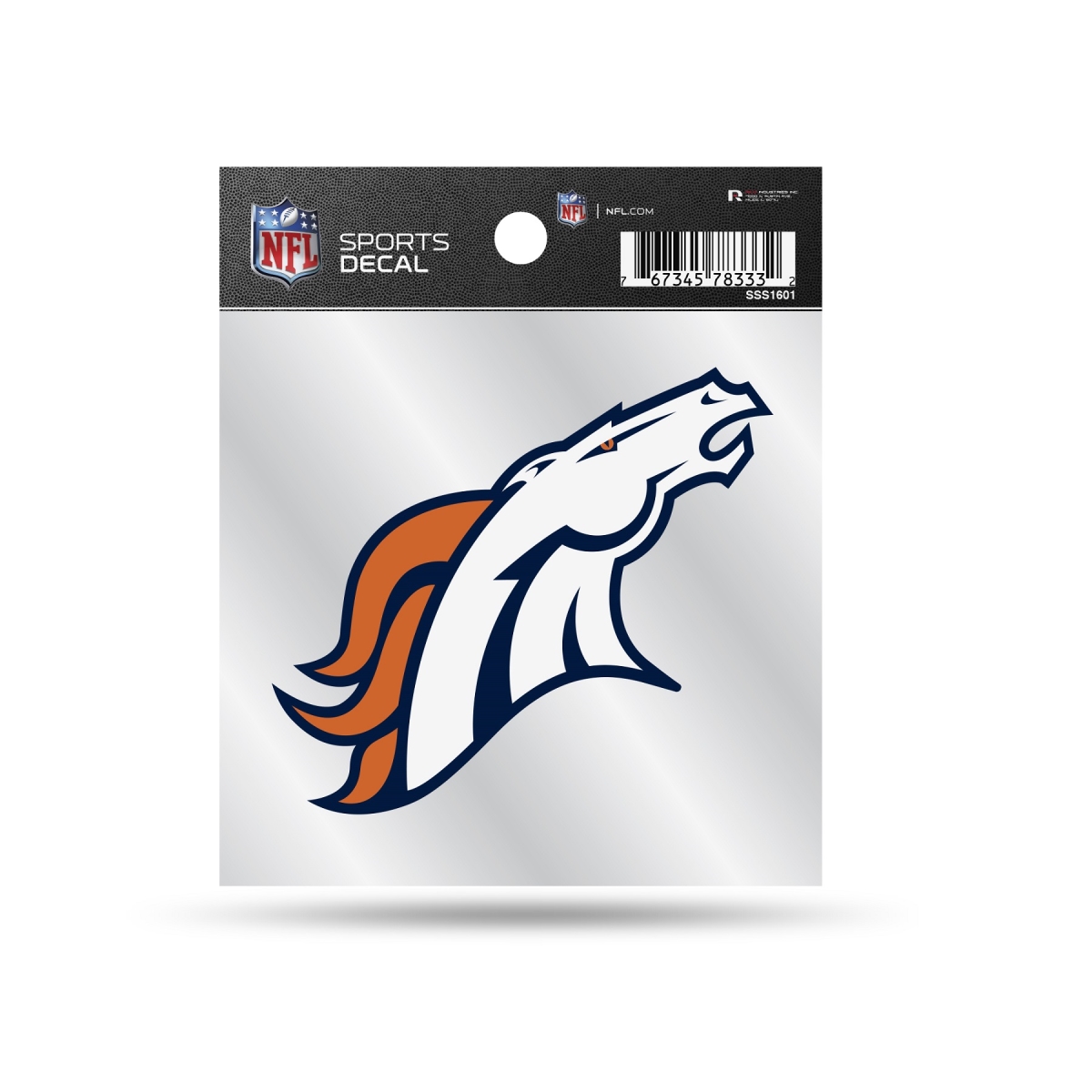 SSS1601 5 x 4 in. Denver Broncos Sports Decal