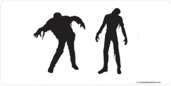 LPO003 Zombies Photo License Plate