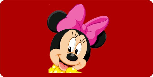 LPO842 Minnie Mouse Photo License Plate