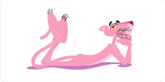 Pink Panther Photo License Plate - Pink - Standard Size - Lightweight Aluminum