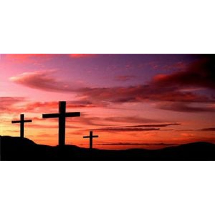LPO766 Three Crosses No.1 Photo License Plate