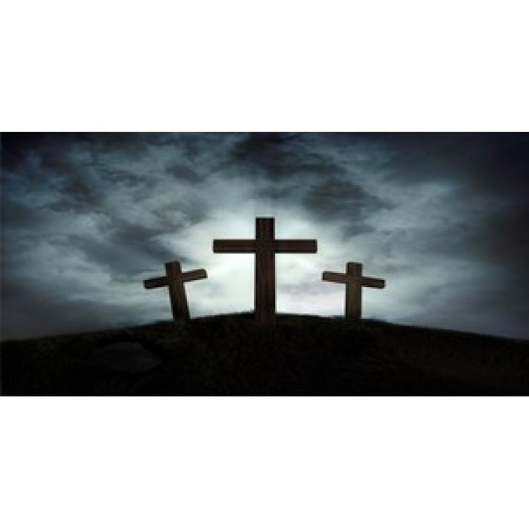 Three Crosses No.3 Photo License Plate
