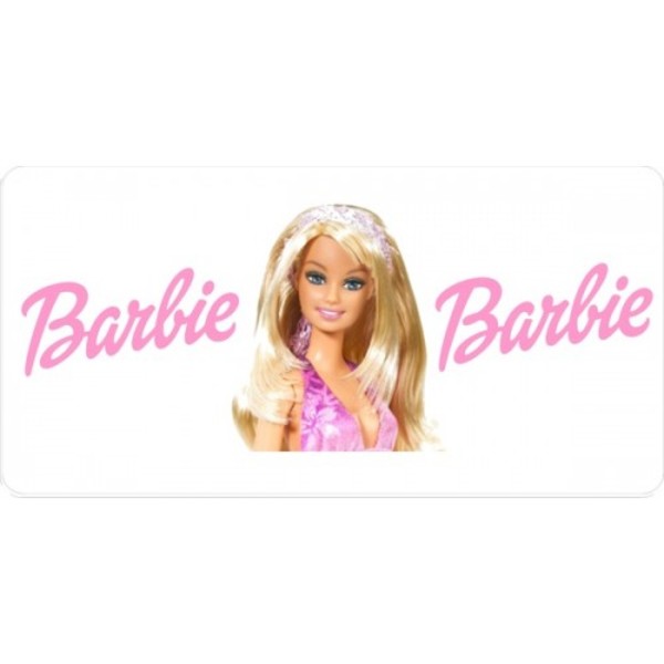 LPO664 Barbie Photo License Plate