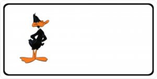 LPO2561 6 x 12 in. Daffy Duck Offset Photo License Plate