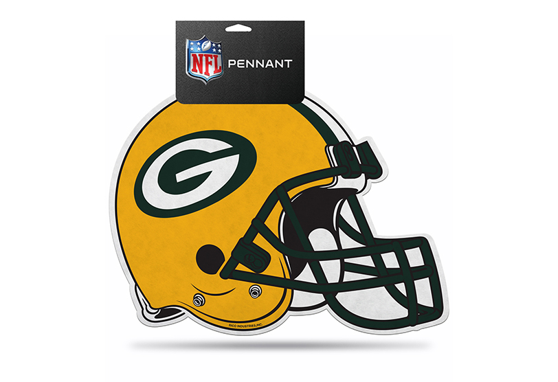 Picture of 212 Main DCP3301-H 13 x 16 in. Green Bay Packers Die Cut Pennant