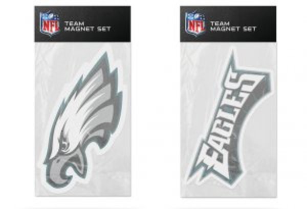 SLM2501 7 x 3 in. Philadelphia Eagles Team Magnet Set