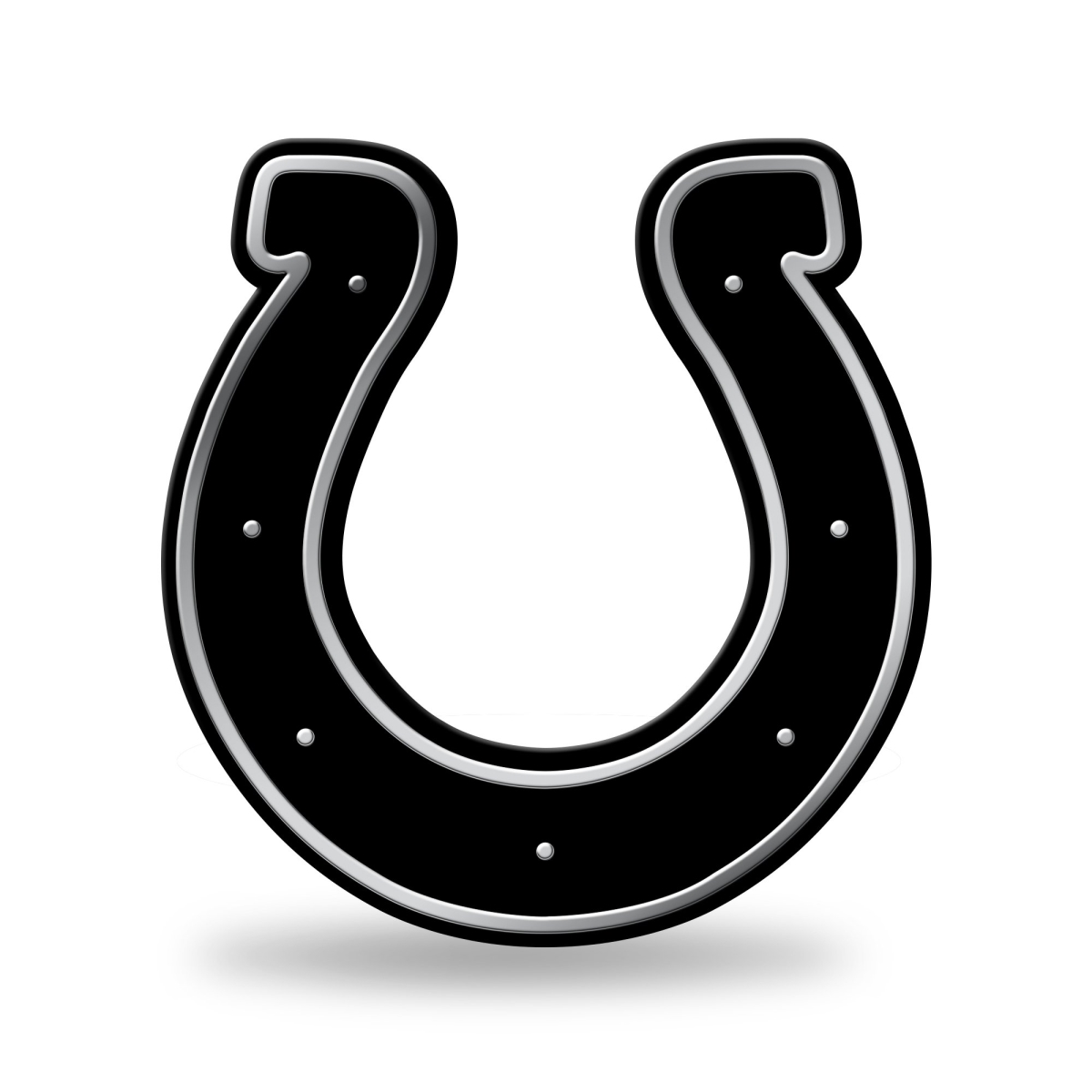 MEM2601 3 x 3 in. Indianapolis Colts Chrome Auto Emblem