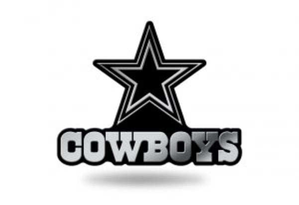 MEM1801 3 x 3 in. Dallas Cowboys NFL Plastic Auto Emblem