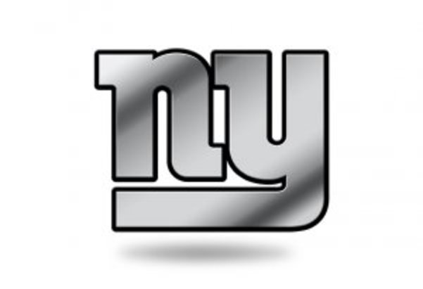 MEM1401 3 x 3 in. York Giants NFL Plastic Auto Emblem