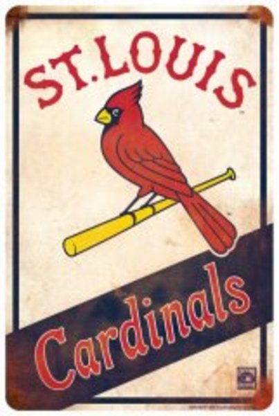 MC80072 8 x 12 in. St. Louis Cardinals Retro Parking Sign