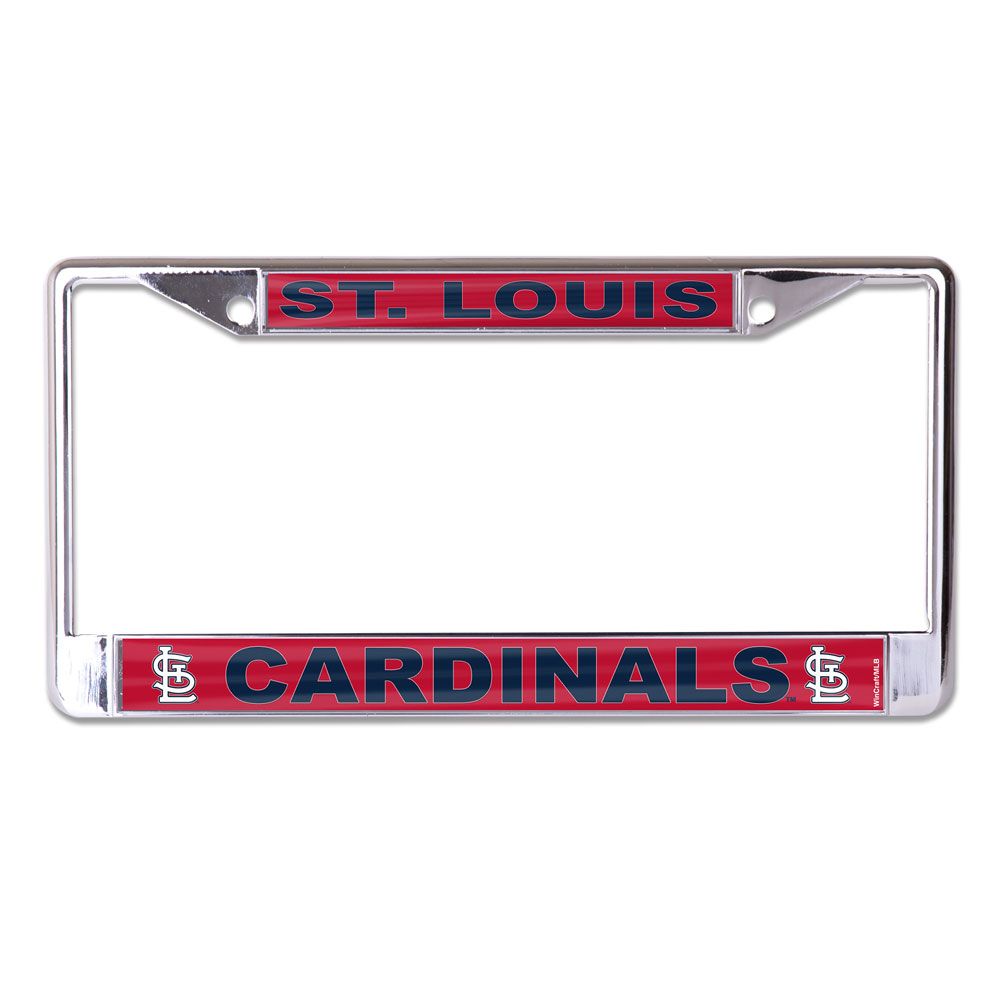 WCF0718221 St. Louis Cardinals Laser Chrome License Plate Frame