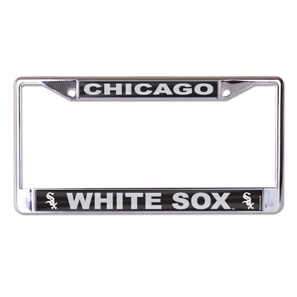 WCF0720321 Chicago White Sox Laser Chrome License Plate Frame
