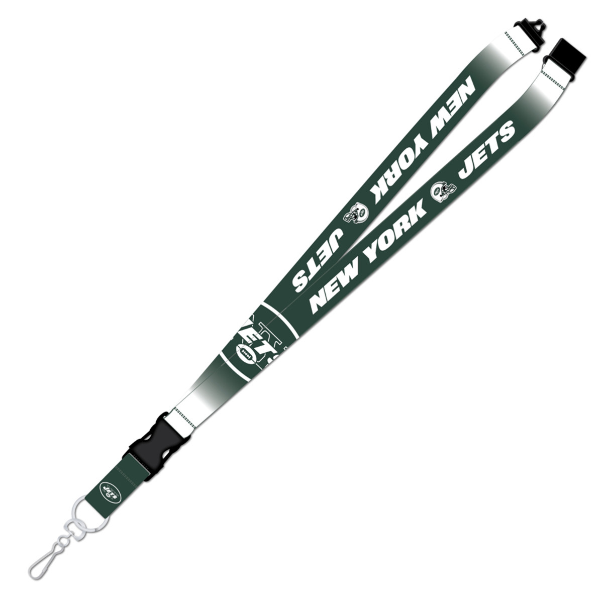 PSGLS0456192 York Jets Crossover Lanyard with Safety Latch