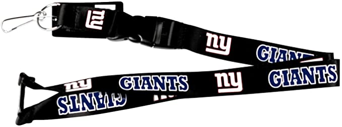 LS8672020 York Giants Lanyard with Neck Safety Latch