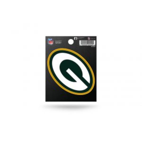 SRT3301 3 x 3 in. Green Bay Packers Short Sport Decal