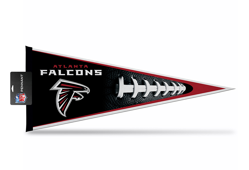 PNTH2001-H 12 x 30 in. Atlanta Falcons Pennant