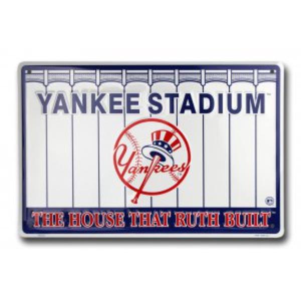 PS30109 12 x 18 in. York Yankee Stadium Metal Parking Sign