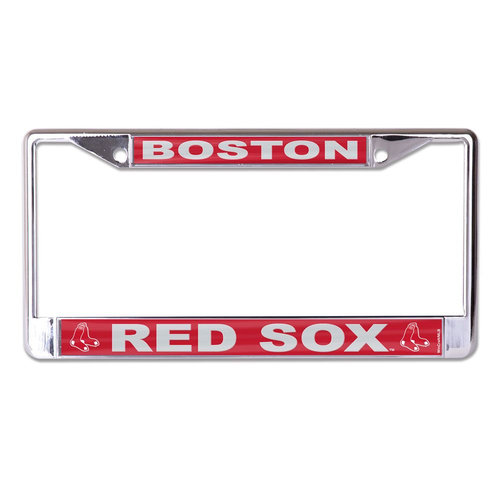 WCF0719921 Boston Red Sox Laser Chrome License Plate Frame