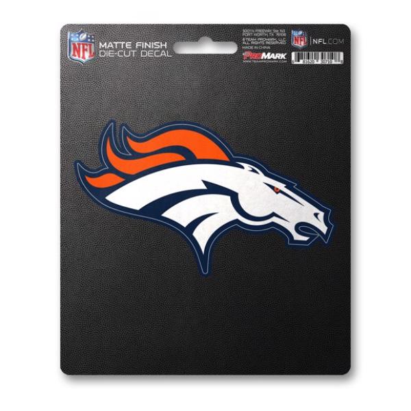 SLS61222 5 x 6 in. Denver Broncos Decal, Matte