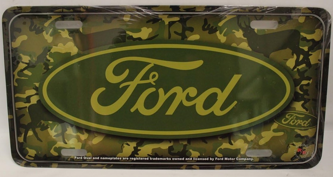 LP-FORDDC 6 x 12 ft. Ford Camouflage License Plate