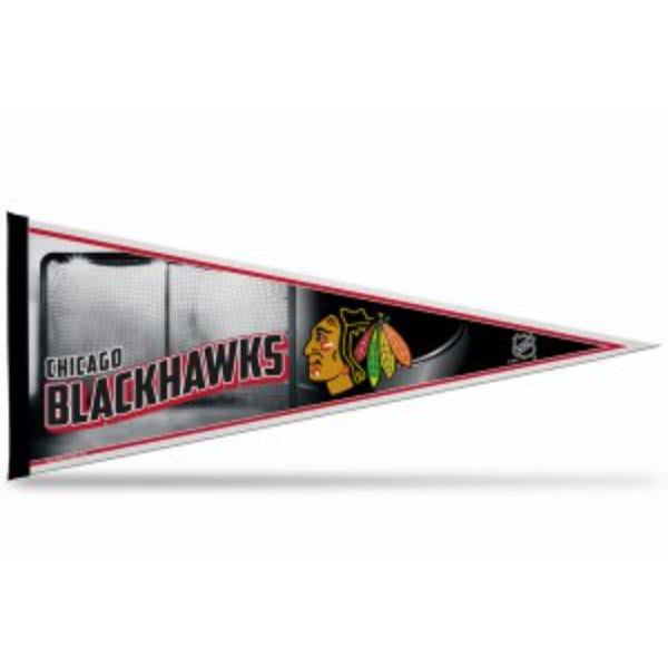 PNTH7701-H 12 x 30 in. Chicago Blackhawks Pennant