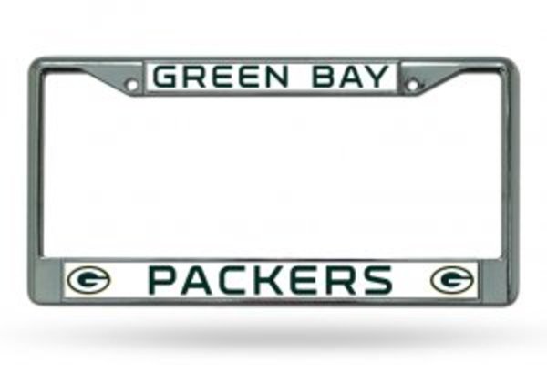 FC3303 Green Bay Packers Chrome License Plate Frame