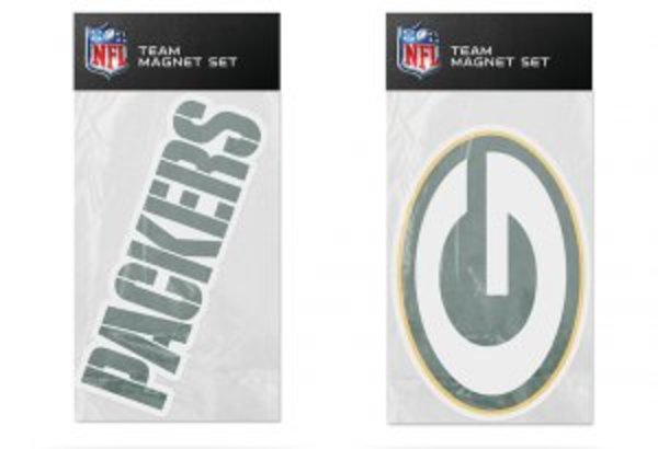 SLM3301 6 x 4 in. Green Bay Packers Team Magnet Set