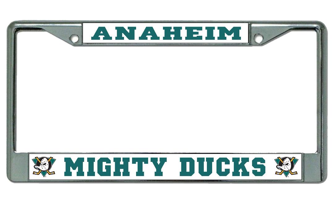 Picture of 212 Main AMDFR003 Anaheim Mighty Ducks Chrome License Plate Frame