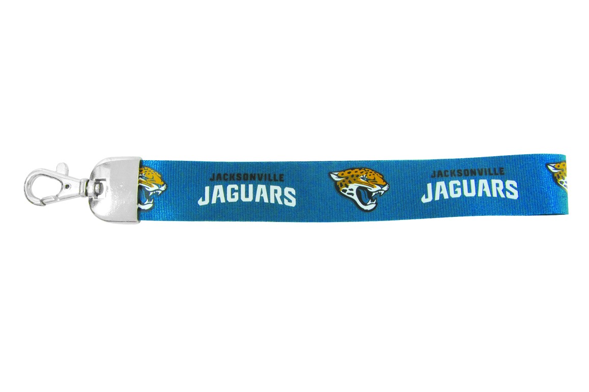 ZHENG0232330 9 x 1 in. Jacksonville Jaguars Wristlet Lanyard