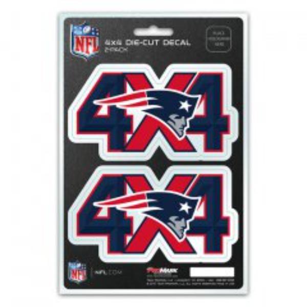 DST4NF18 England Patriots 4x4 Decal Pack
