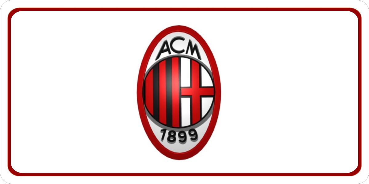 LPO1426 AC Milan Photo License Plate