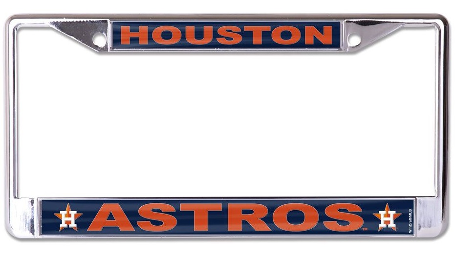 WCF0717721 Houston Astros Laser Chrome License Plate Frame