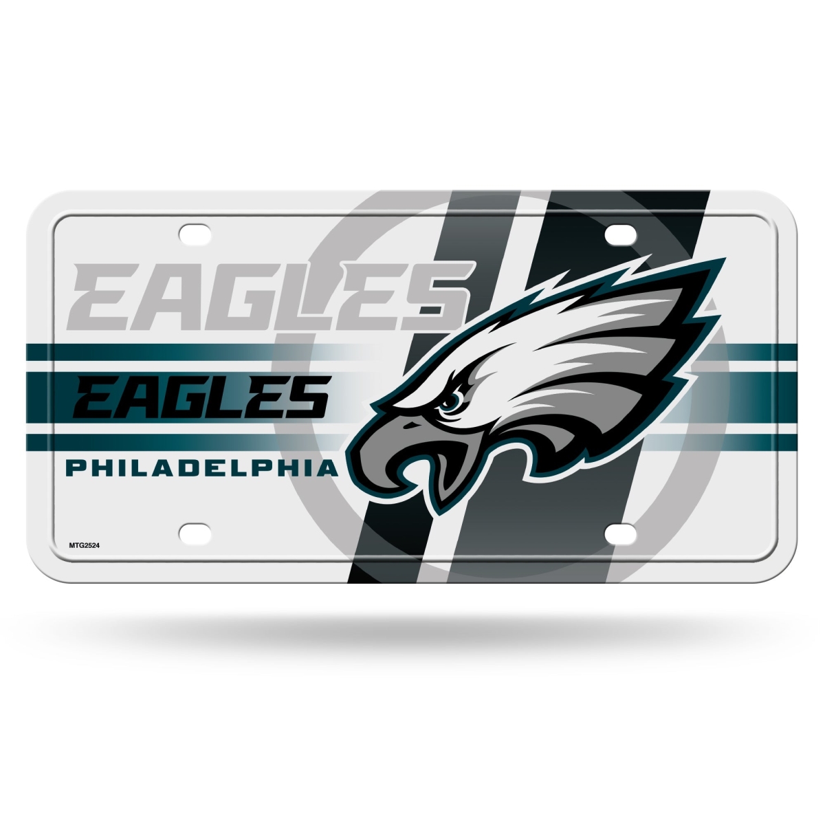 MTG2524 6 x 12 in. Philadelphia Eagles Metal License Plate